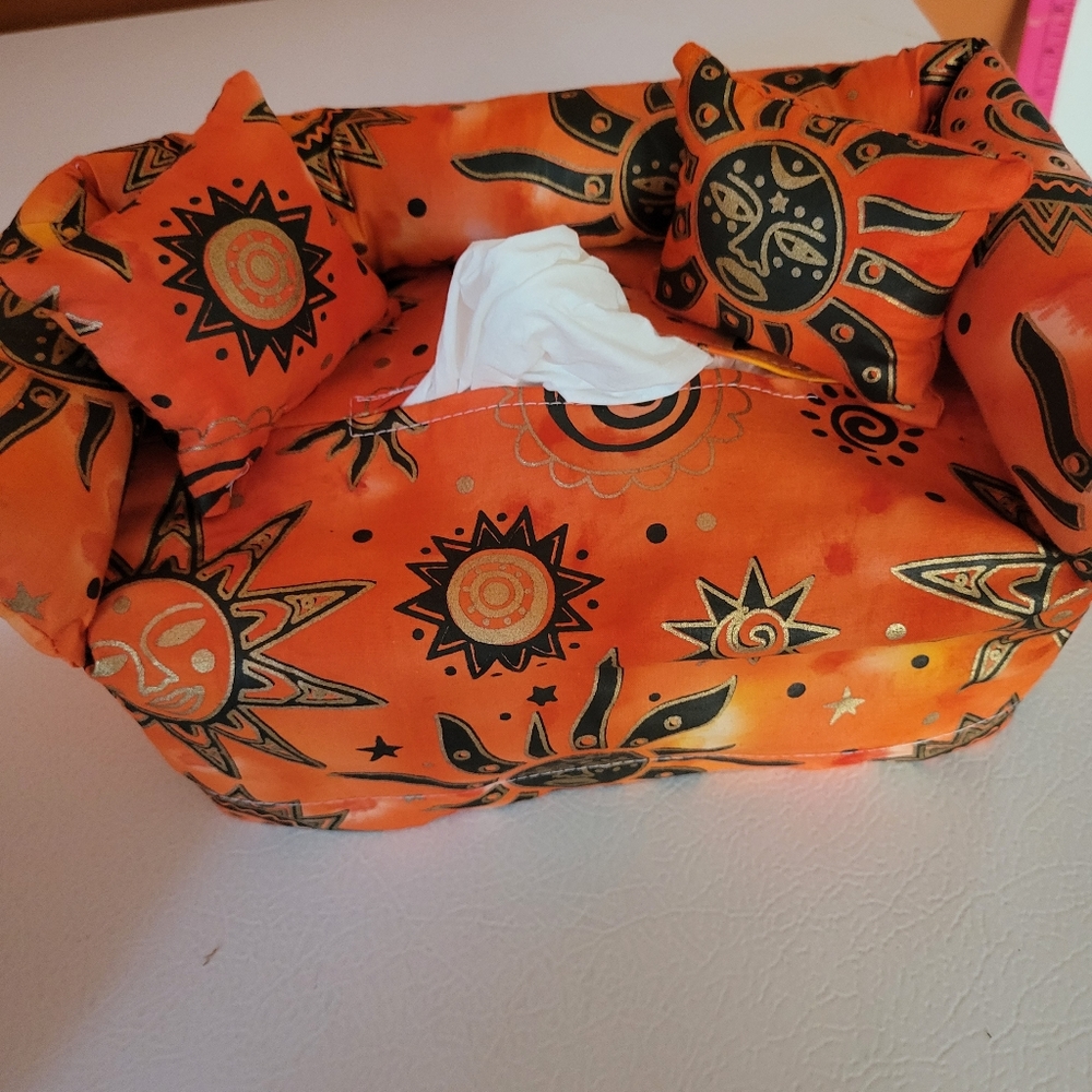 Handmade tissue box cover - Picture 5 of 5